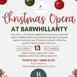 An Evening of Festive Opera at Barwhillanty House